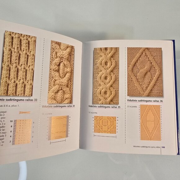 Mary Webb Mezgimas Raštai Ir Technika Knitting Book Lithuanian Language 2008 HC - Picture 7 of 10